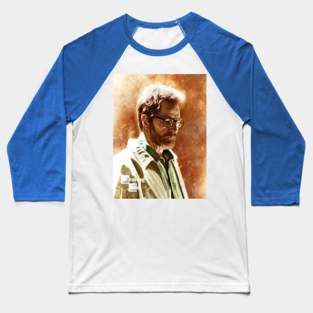 Walter White Baseball T-Shirt by p1xer